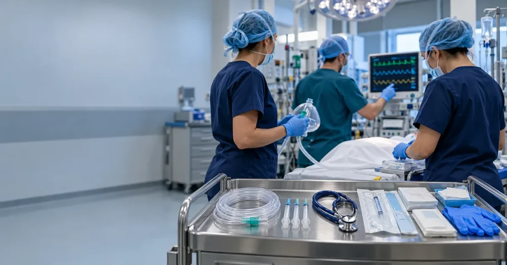 rapid sequence intubation video laryngoscope